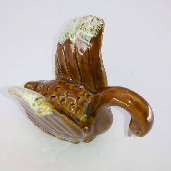 Van Briggle 5" Swan Glazed porcelain signed Figurine statue Colorado Springs USA - Picture 2 of 9